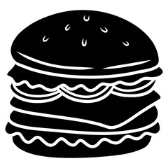 burger glyph icon