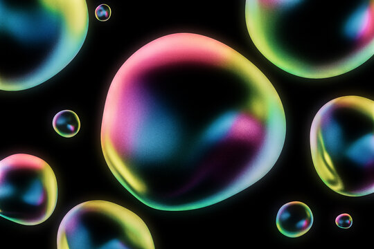 Toxic Bubble- Pollution Concept