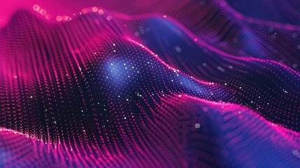 Abstract geometrical background with low poly shape with connecting dots and lines. data technology background