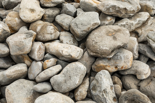 large stones on a beach