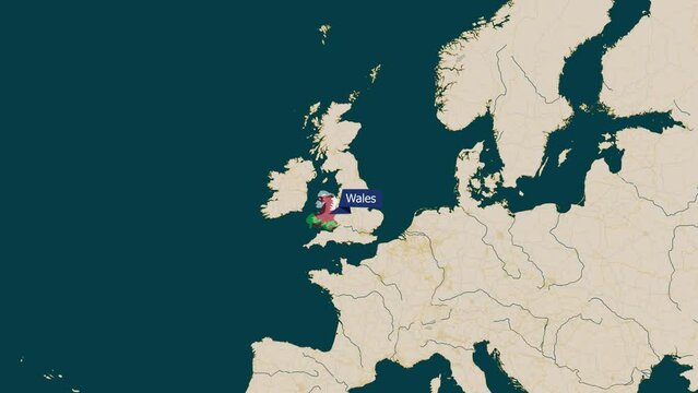 Animated Map of Wales
