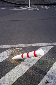 Broken bollard