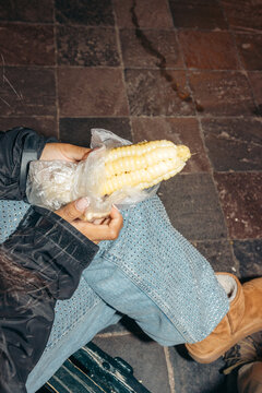 Peruvian Corn with Cheese