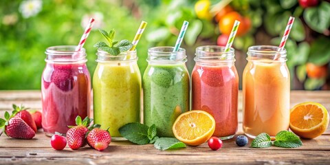 Freshly squeezed refreshing smoothies (2)