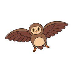 Cute owl illustration