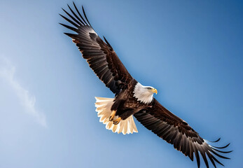 Naklejka premium american bald eagle