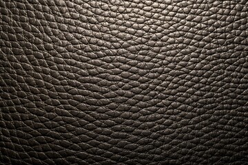 Close Up Of Black Leather Texture. Can Be Used As Background.
