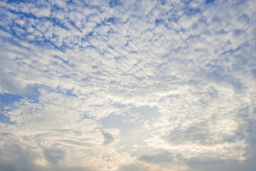blue sky with clouds