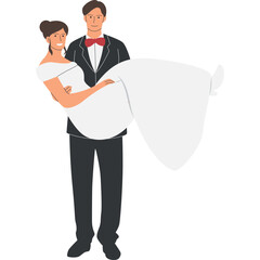 Wedding Couple Illustration