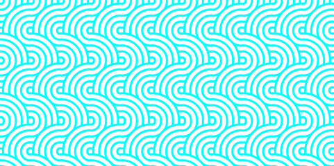 	
Overlapping Pattern Minimal diamond geometric waves spiral and abstract circle wave line. blue color seamless tile stripe geometric create retro square line backdrop pattern background.