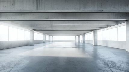 Obraz premium empty corridor in a building