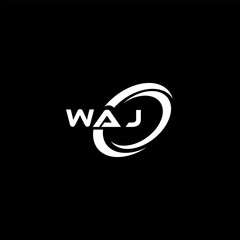 ABSTRACT WAJ LOGO DESIGN