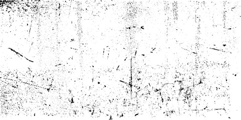 Black and white grunge texture with dust and grain noise particles. Black grainy texture isolated on white background.