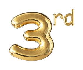 Anniversary Gold Number 3