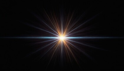 Obraz premium Digital Lens Flare Effects for Adding Depth and Dimension