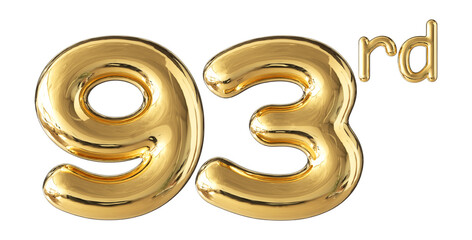 Anniversary Gold Number 93