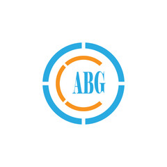 Alphabet letters Initials Monogram logo ABG