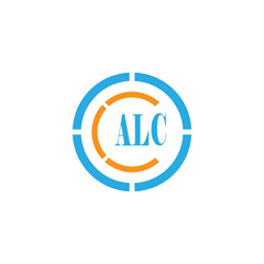 Alphabet letters Initials Monogram logo ALC