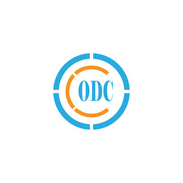Alphabet letters Initials Monogram logo ODC