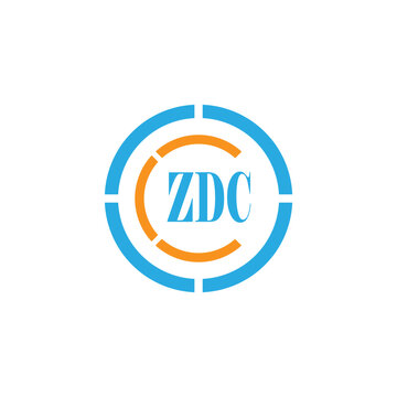 Alphabet letters Initials Monogram logo ZDC