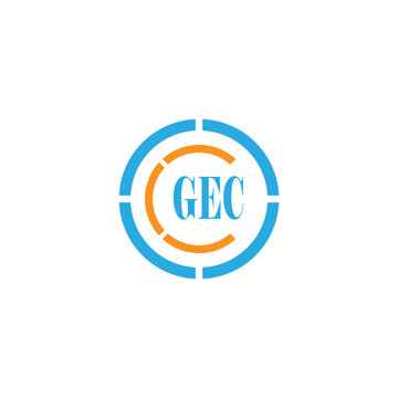 Alphabet letters Initials Monogram logo GEC