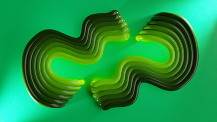 3D colorful Curves 