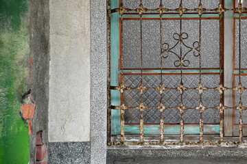 Early Taiwanese windows often featured iron bars, ornate ironwork, and textured glass like stained...