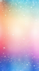 Soft pastel background with stars and bokeh lights