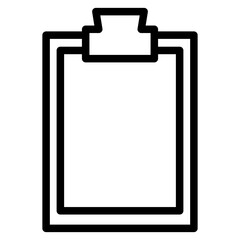 clipboard with paper icon 