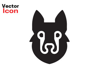 wolf head icon