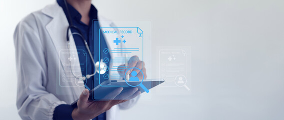 Online medical records document management system Medical document management with network-connected document management, data retrieval, and efficient workflow processes.
