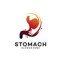 stomach care logo vector template illustration design