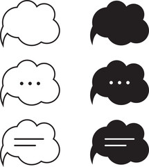 vector chat template for comic designs or others