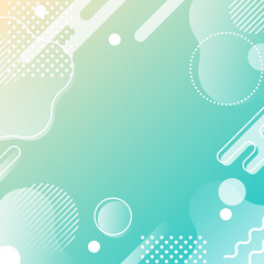 背景素材_メンフィス柄