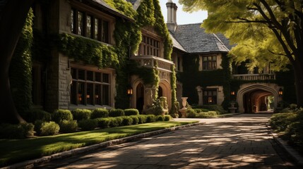 Obraz premium Historical Manor House- stone walls