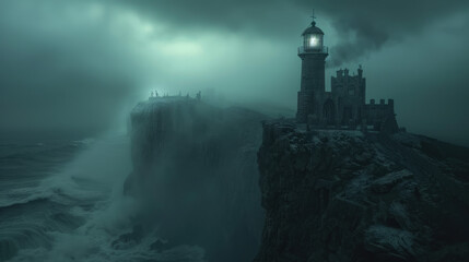 Spectral Light in the Haunted Lighthouse