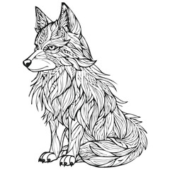 Dog silhouettes vector image