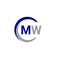 Alphabet letters Initials Monogram logo MW, INITIAL Letter MW logo design, template vector illustration. MW Initial Letter Logo design vector template, Graphic Alphabet Symbol for Corporate Business.