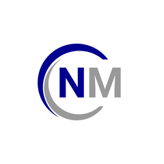 Alphabet letters Initials Monogram logo NM, INITIAL Letter NM logo design, template vector illustration. NM Initial Letter Logo design vector template, Graphic Alphabet Symbol for Corporate Business.
