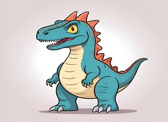 Fototapeta premium Dinosaur Tyrannosaurus Illustration