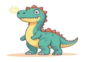 Obraz premium Dinosaur Tyrannosaurus Illustration