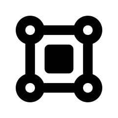 vector group black glyph icon
