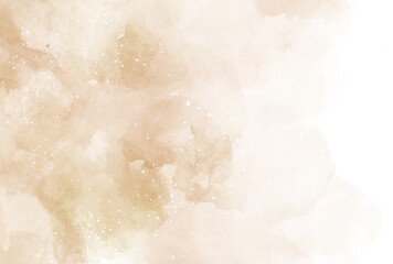 背景素材_水彩テクスチャ_茶色