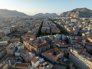Obraz premium Aerial View - Palermo, Italy
