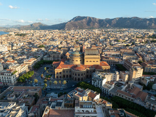Fototapeta premium Teatro Massimo - Palermo, Sicily, Italy