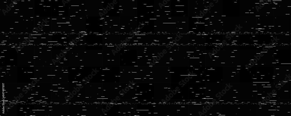 Poster tv static noise texture. lost or bad signal concept. random rippled video tape background. glitch vh