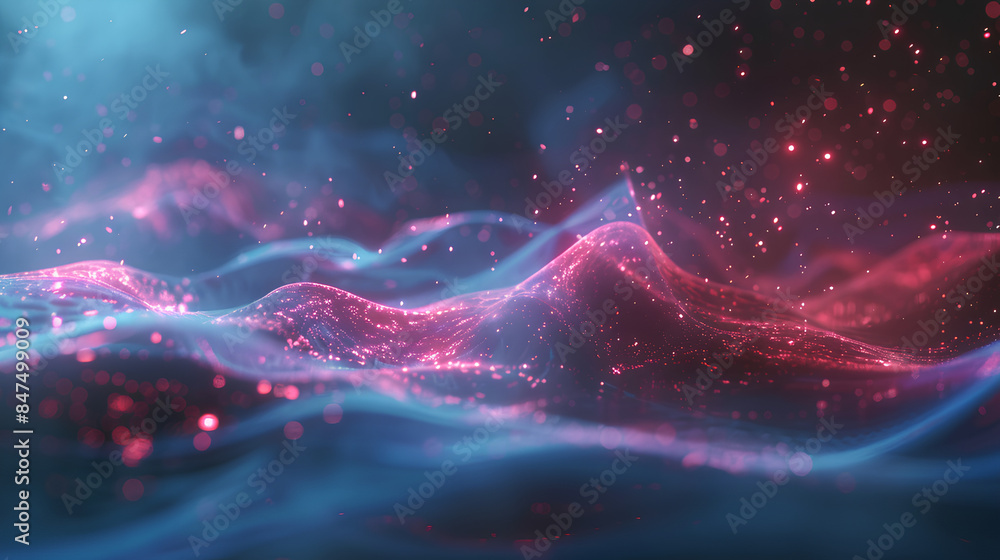 Poster data stream concept abstract background