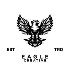 eagle logo design icon illustration