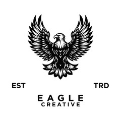 Obraz premium eagle logo design icon illustration