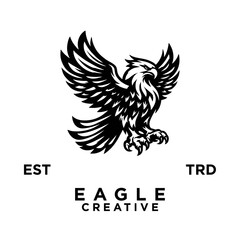 Obraz premium eagle logo design icon illustration
